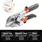 Versatile Miter Shear Cutter 45-135° Adjustable Steel with 10 Blades